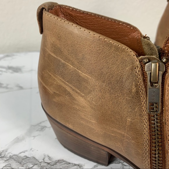 Steve Madden Ajay Brown Leather Ankle Bootie 10M - Picture 8 of 11